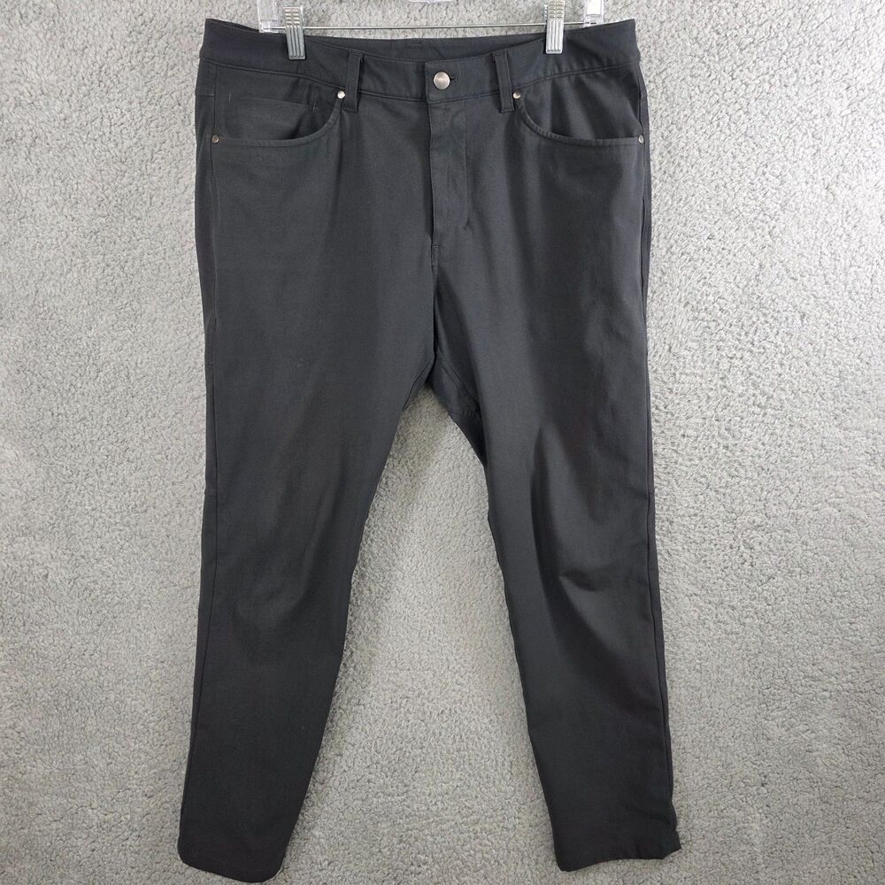 Lululemon ABC Slim Fit Commission Warpstreme Pants Grey Size 34x28 M5AD8S